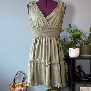 Hapsho Olive Women's Mini Dress